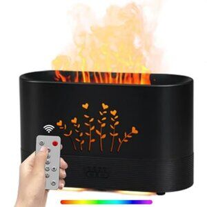 LovMe RGB 300ML Aromatherapy Flame Diffuser with Remote